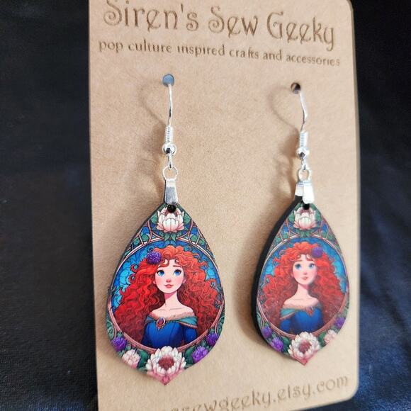 Princess Merida Earrings - Picture 3 of 4